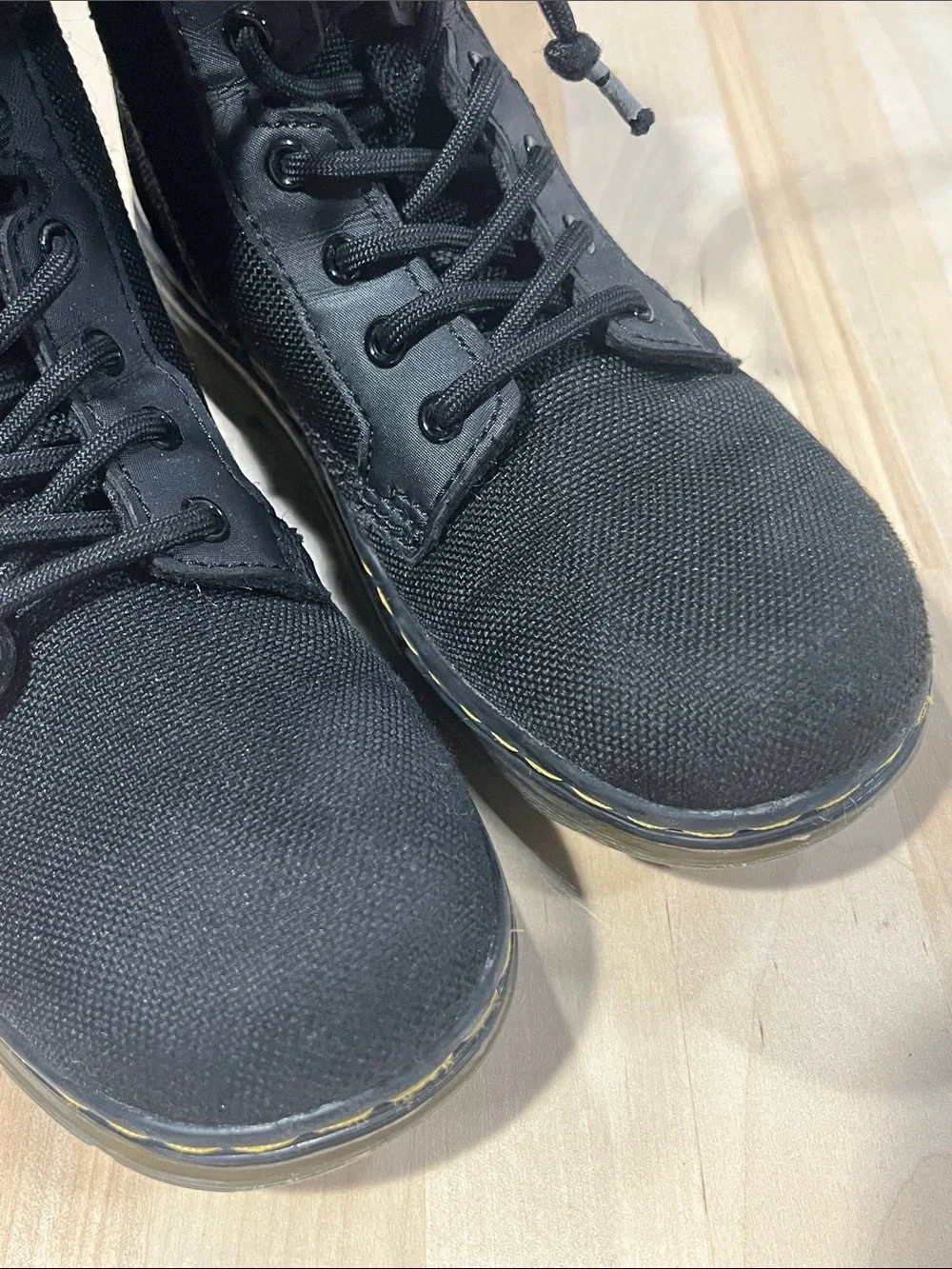 Dr. Martens boots combs j Textile Lace-Up Combat Boots docs DM’s Doc Martens